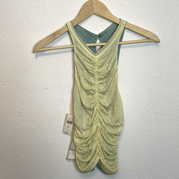 Anthropologie Tops - Anthropologie Pilco Ruched Reversible Tank Top Size XS NWT